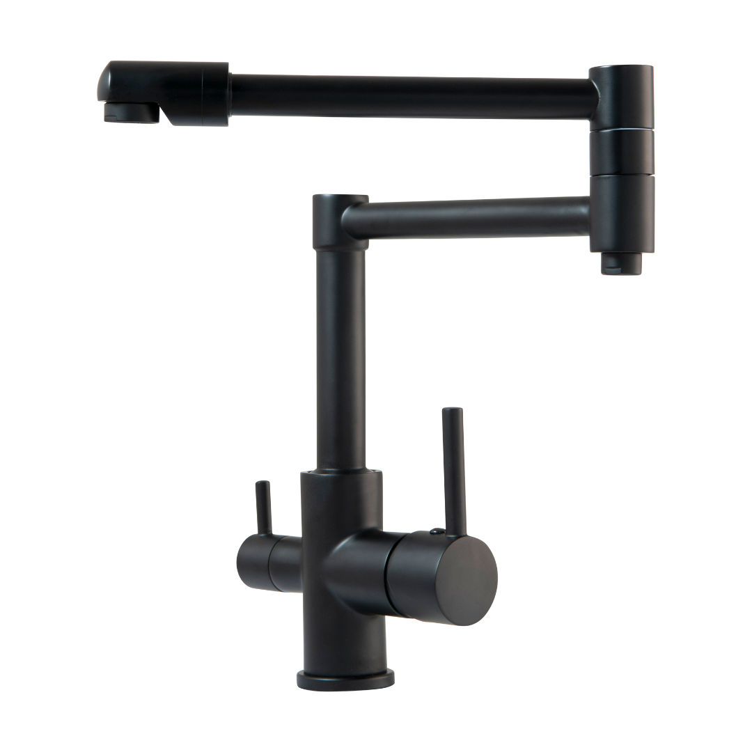 BTB086 – Black Deck Mount Potfiller & Filter Water Tap