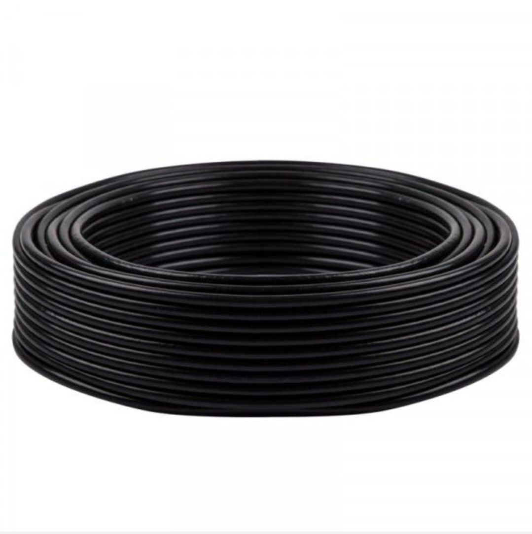 PVC Electric Cable - 1.5mm Black 10M