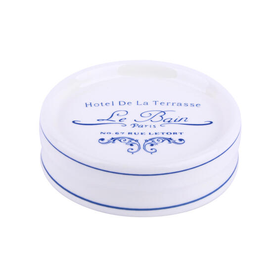 Soap dish ceramic SENSEA Torento white