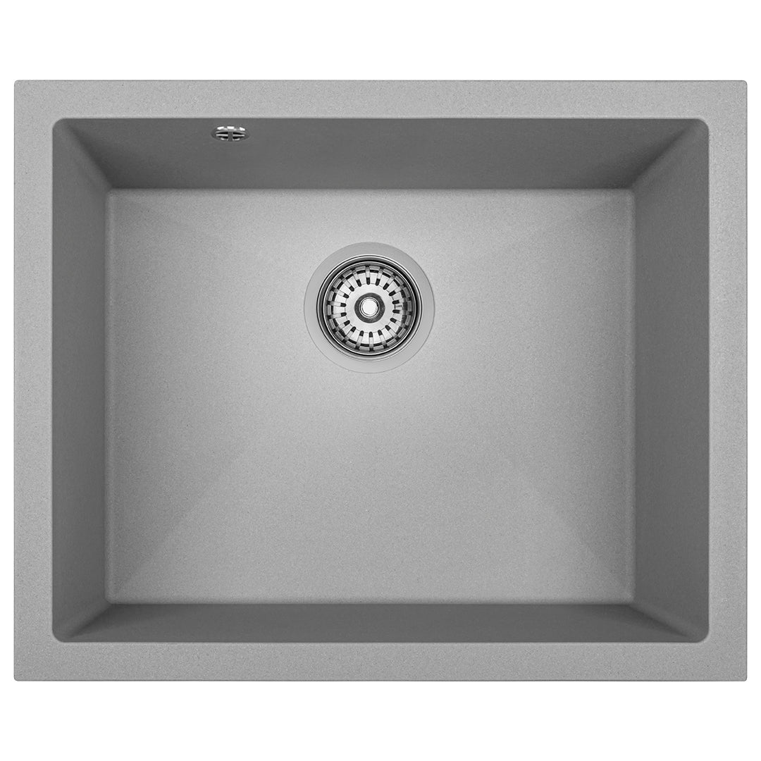 Laveo Kitchen Sink Ibiza Undermount With Single Bowl Grey W46Xl56Xd20Cm