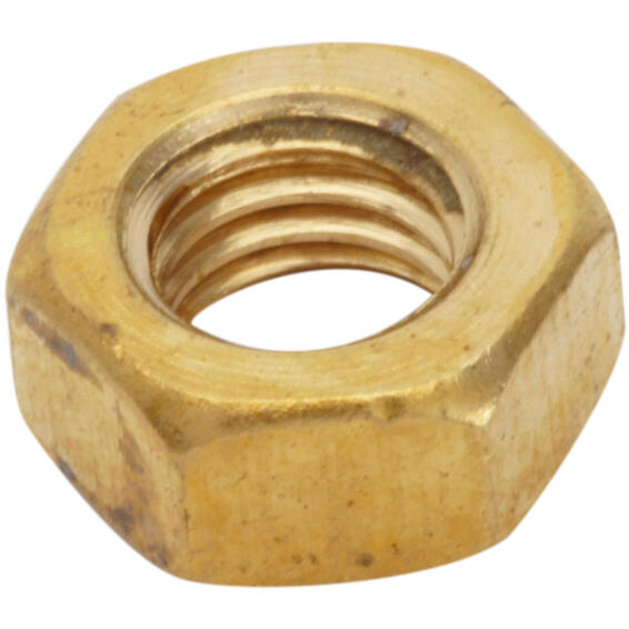 Brass hexagon nuts 4mm 30pc standers