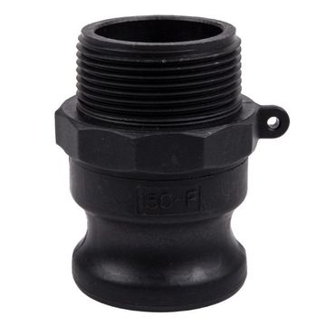 Bulk Pack 5 x Camlock PP Type F Male Adaptor x Male BSP - 40mm