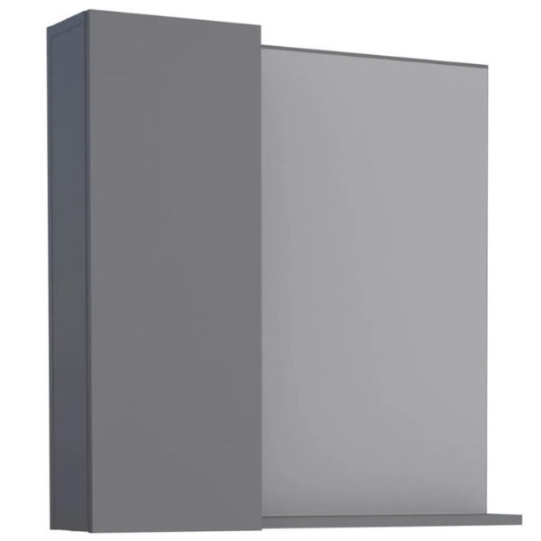 Deera 560  Bathroom Mirror With 1 Door-Grey