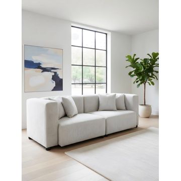 Corduroy 3 seater Couch - Beige