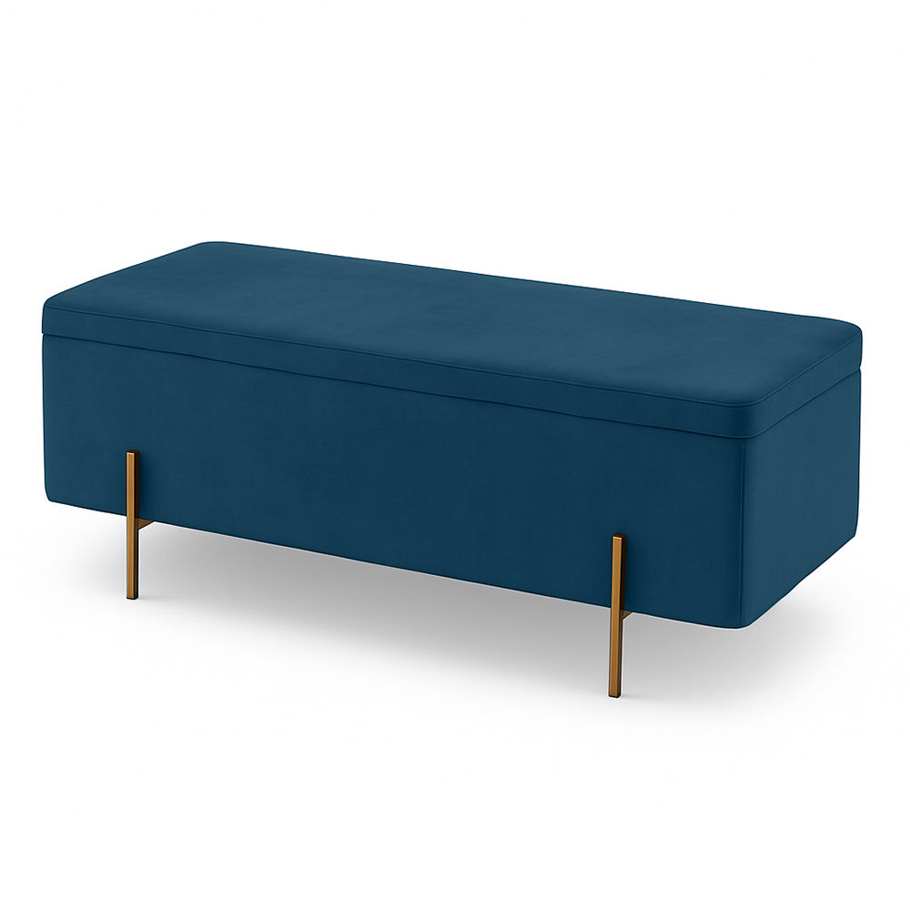 Hazera Luxurious Ottoman -Blue
