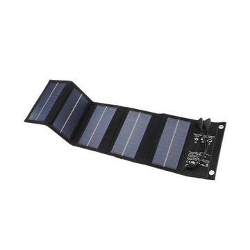 10W 5V Folding Solar Charger Panel PI-80 - Black