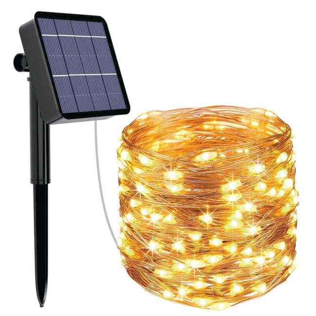 Solarfirst 100 LEDs Solar Warm White Fairy Light