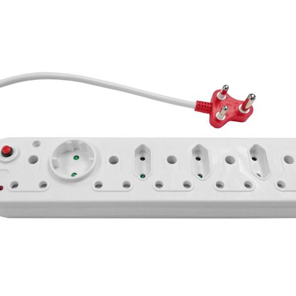 Locally Sourced Surge Protected Multi Plug 5X16A 5X5A 0.5M Cord