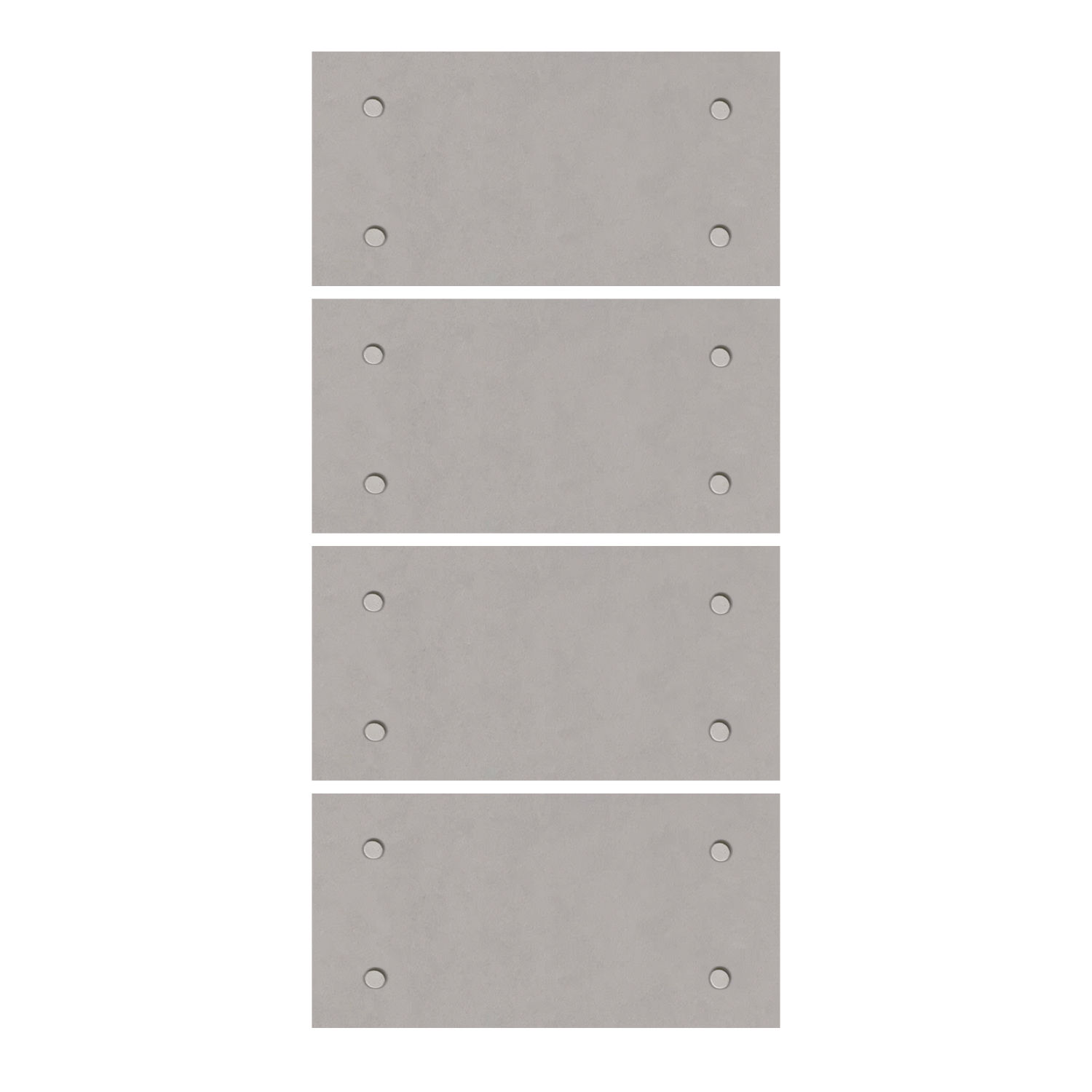 Echo-less Printed Acoustic Panel 1,2x0,6m – Concrete Slab (Pack of 4)