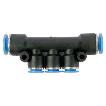 AirCraft - Pu Hose Fitting Manifold 10mm-8mm - 3 Pack
