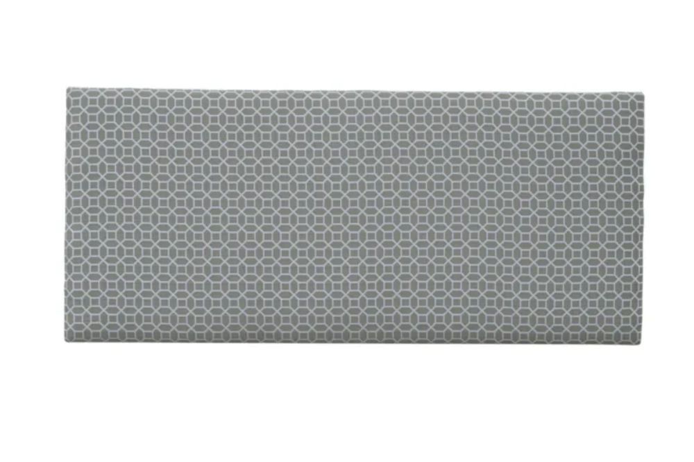 Fabric Double Bed Headboard 138cm – Grey Upholstered Bedroom Backrest