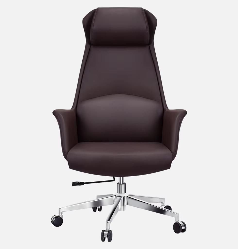 High-Back Ergonomic Leather Executive Office Chair