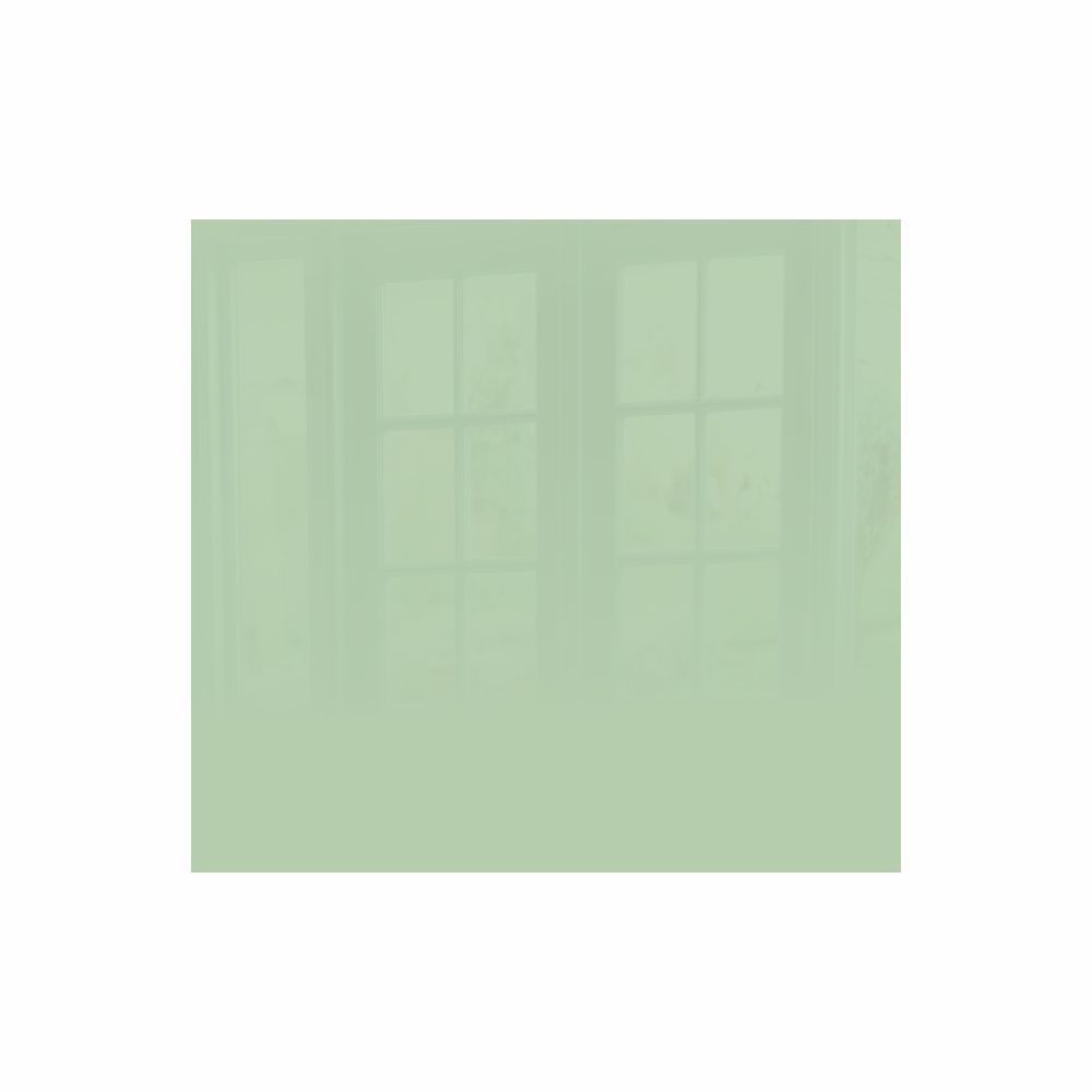 Decorative Glass Wall Tile (598 X 650 X 6mm) Pastel Green