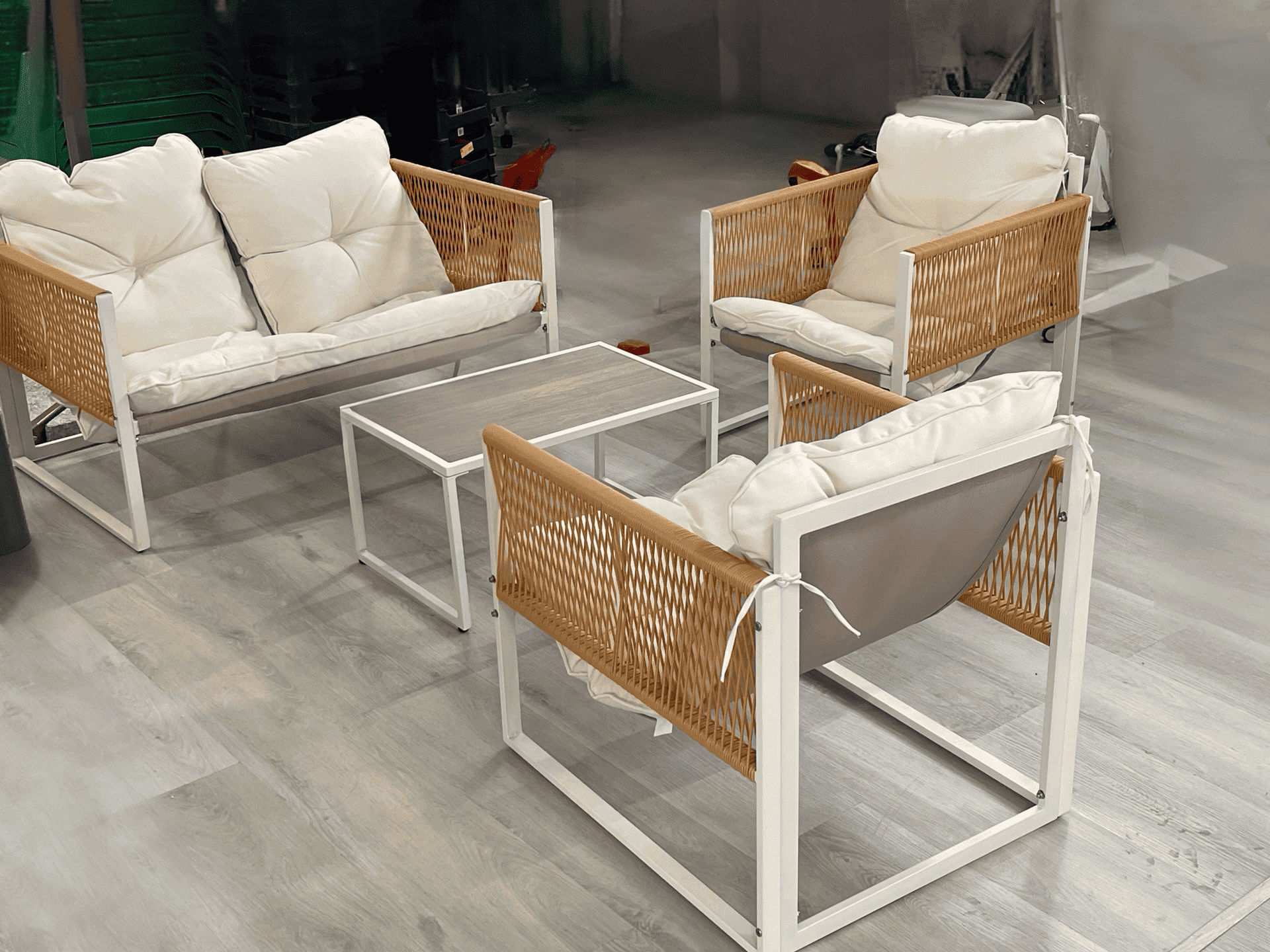 Modern Patio Conversation Set