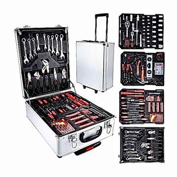 187 Piece Professional Chrome Vanadium Toolset with Combination Wrench