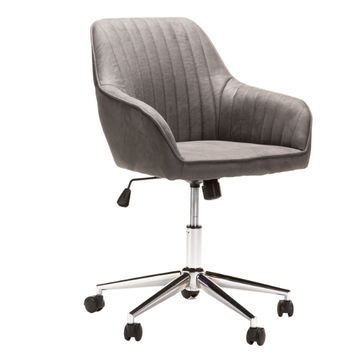 NATE FABRIC OFFICE CHAIR - GREY