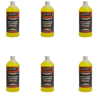 SLIKK Antifreeze & Summer Coolant 1 Litre ( 6 Pack )