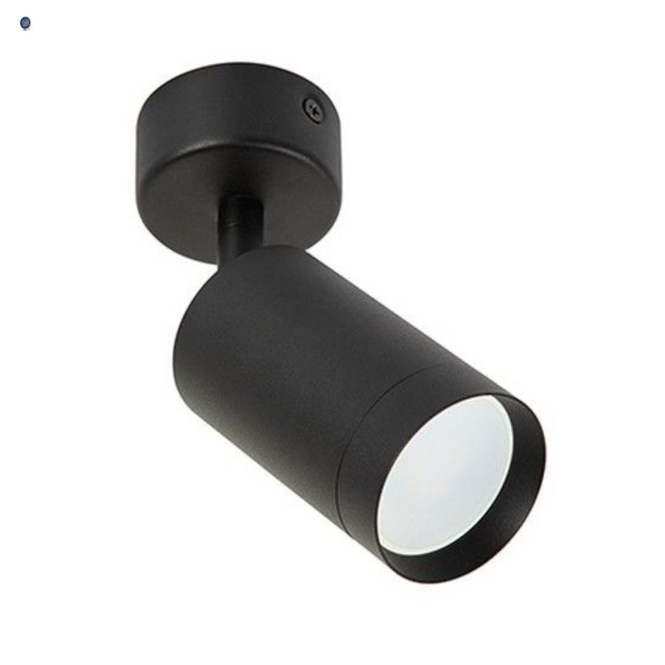Surface Mount Spot Light Black GU10 50w