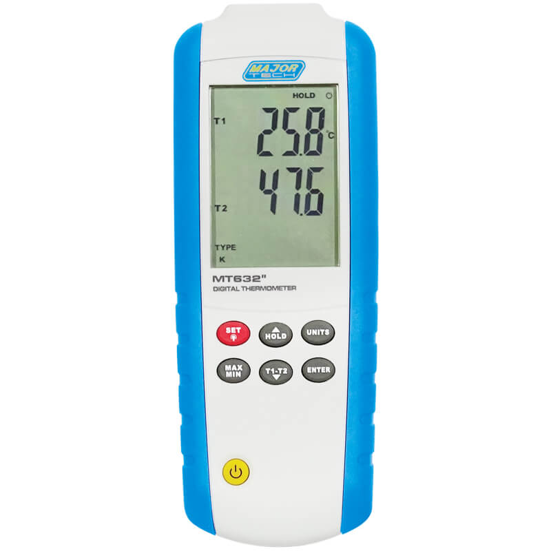 Dual Input Digital Thermometer (MT632) - Major Tech