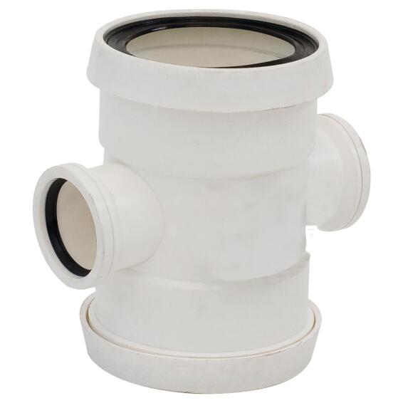 PVC access double junction 110mm x 50mm x 90 degree above ground