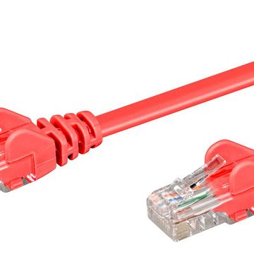 Linkqnet Rj45 Cat5E Anti-Snag Moulded Pvc Network Flylead - Red - 15M