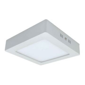 85-265VAC, 6W, Cool White, Square, Surface Mount LED, 120x120x40M