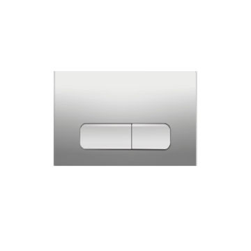 R/S FLUSH PLATE - CHROME - DUAL - AD010-C