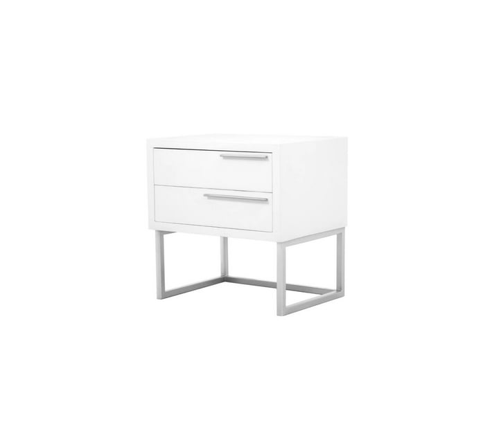 2 Drawer Pedestal-WHITE