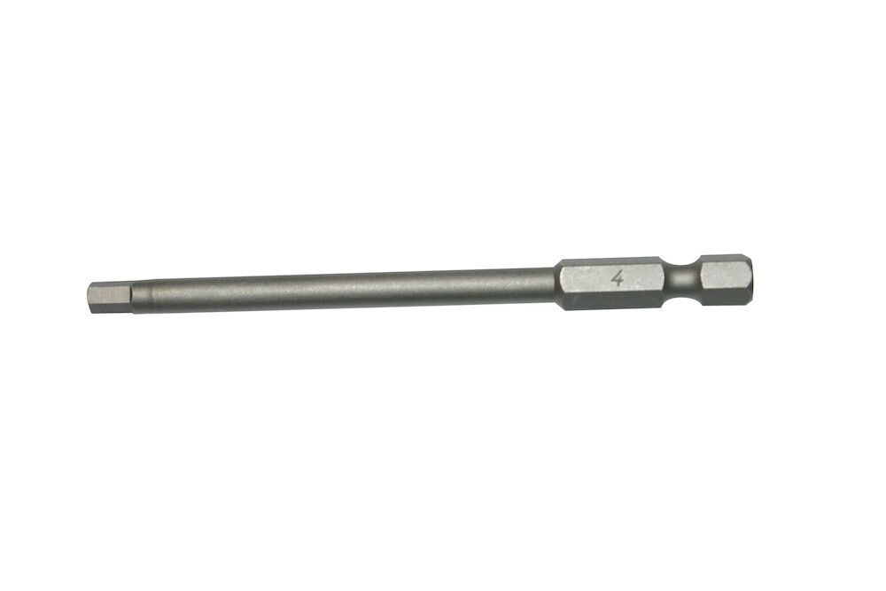 1PC 1/4inch Hex Drive 4mm Hex Bit 89mm