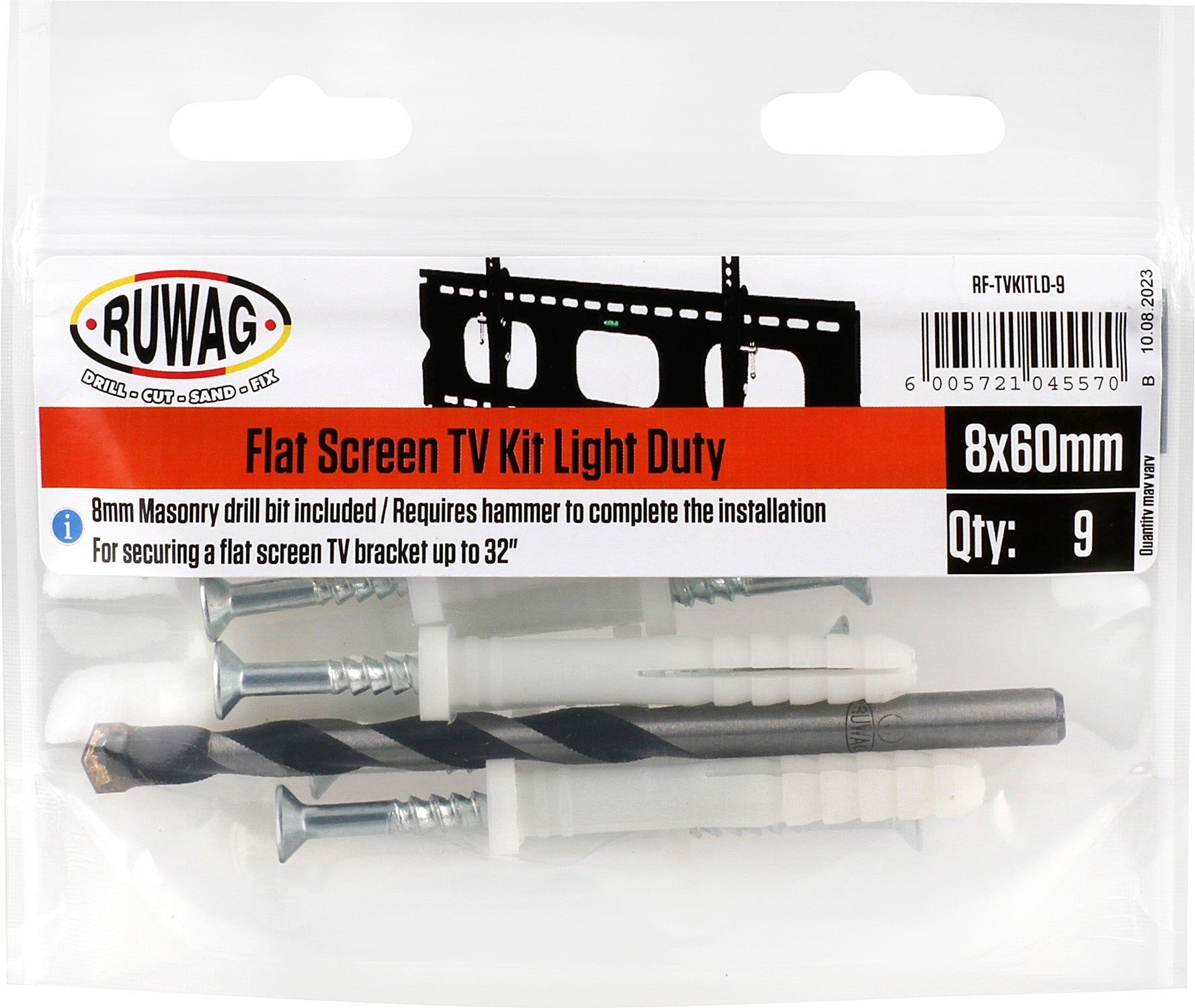 RUWAG Flat Screen TV Kit Light Duty