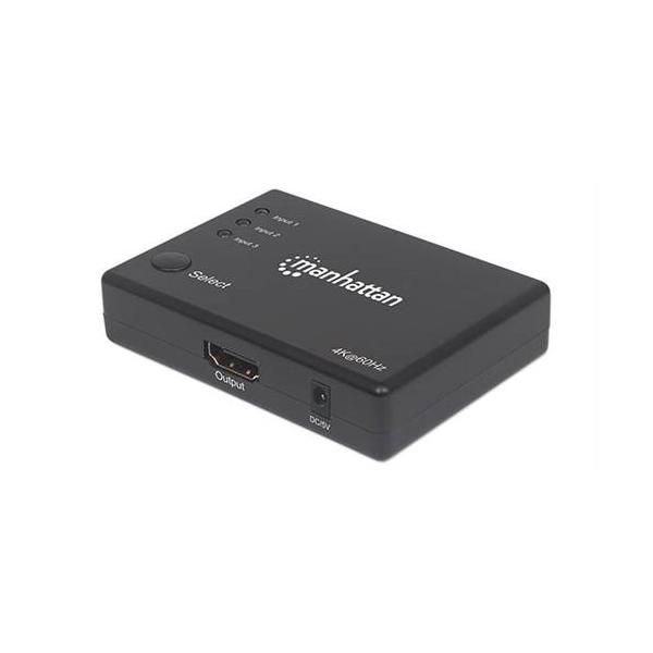 Manhattan 4K Compact 3-Port HDMI