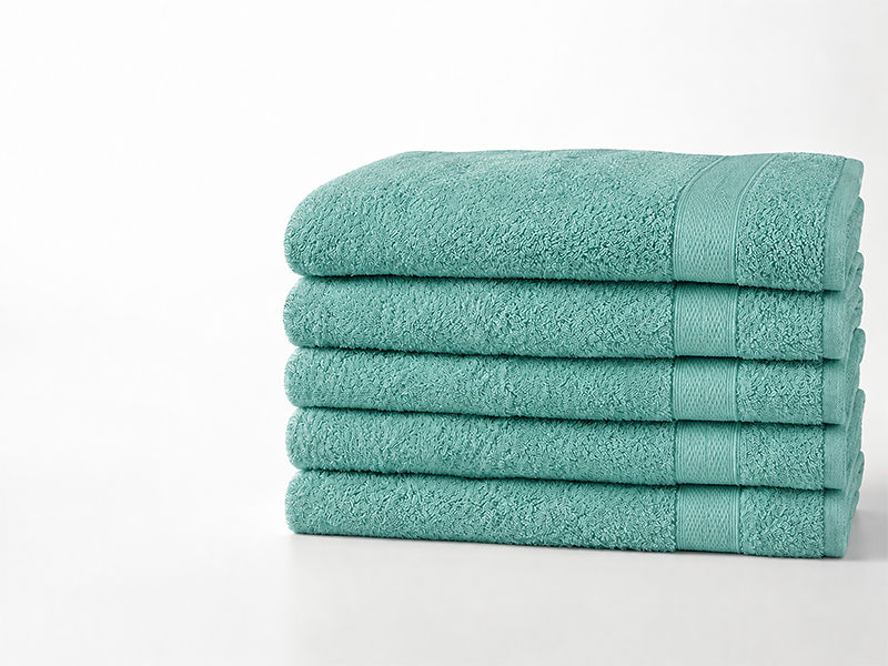Plush 450GSM 70x130cms Bath Towels - 05 Pc Pack- Harbor Grey