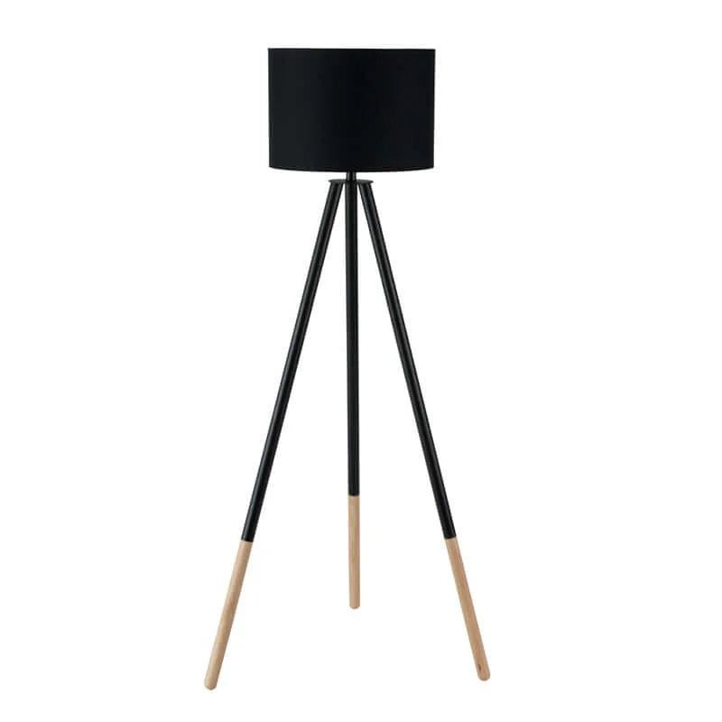 Vividitto - Thiago Wooden Tripod - Black Fabric Shade 156cm