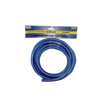 Dejuca - Fuel Pvc Tubing - Blue - R/f - 8mm X 14mm - 3m - 5 Pack