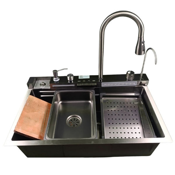 KITCHEN SINK MULTIFUNCTION - ESSENTIAL - BLACK