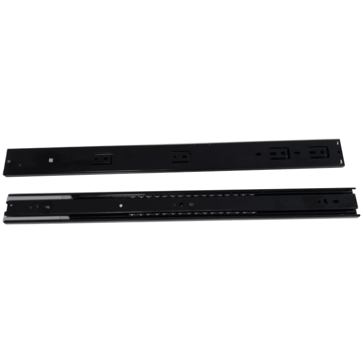 Heavy duty ball bearing slide rails 550mm (soft close)