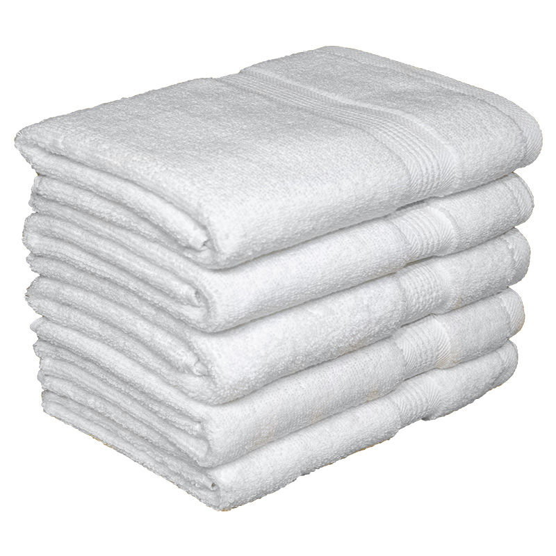 Luxurious 570 GSM Zero Twist Hand Towel - Optical White - 01 Piece Pack
