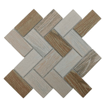Earthstone Honey Timber Herringbone - 276x277mm (per sheet)