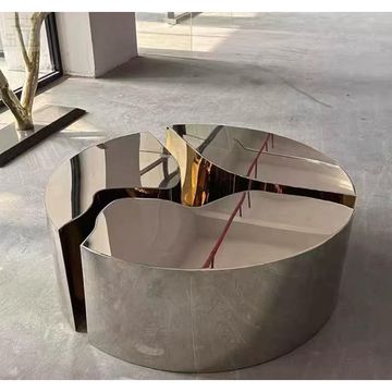 Madiega Furniture - Curved Split-Top Coffee Table