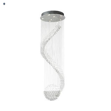 7LT Ring Chandelier Crystal Chrome GU10 7x50w