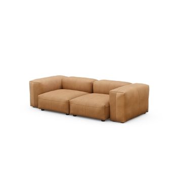 Figure It Out Furniture Leather U-Shape L Sofa Modular Velvet - Grey