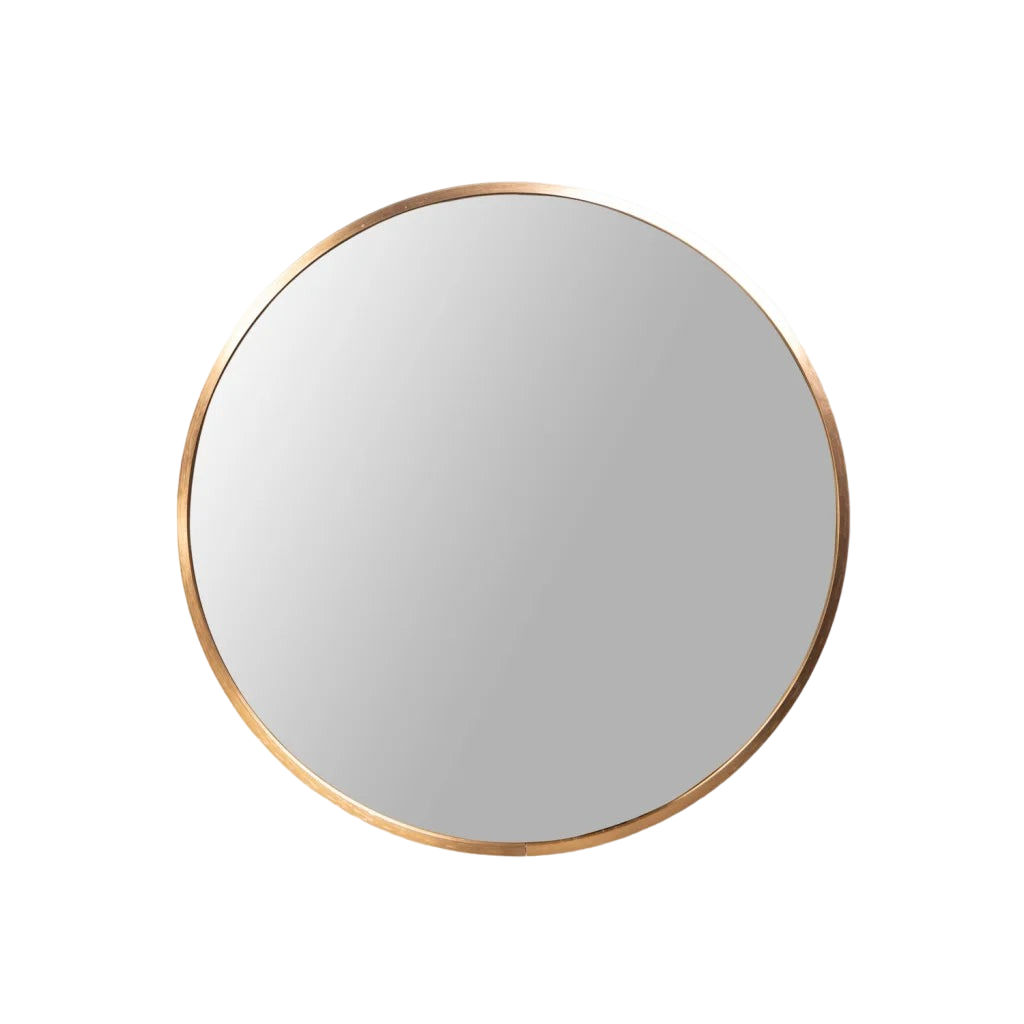 Vividitto - Naisha Round Mirror - Gold - 60cm