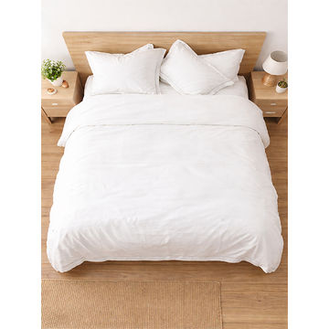 Rey's Fine Linen - Egyptian Collection - Oxford Satin Stitch Duvet Cover - High Rise - Single(06 Sets)