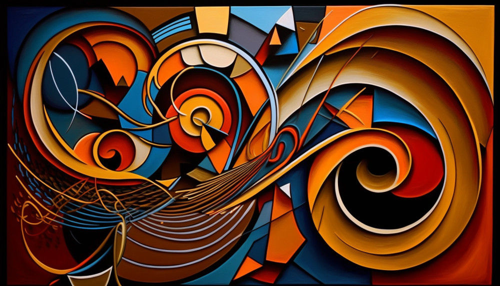 Canvas Wall Art - African Rhythm Abstract Painting  - B1095 - [120 x 80 cm]