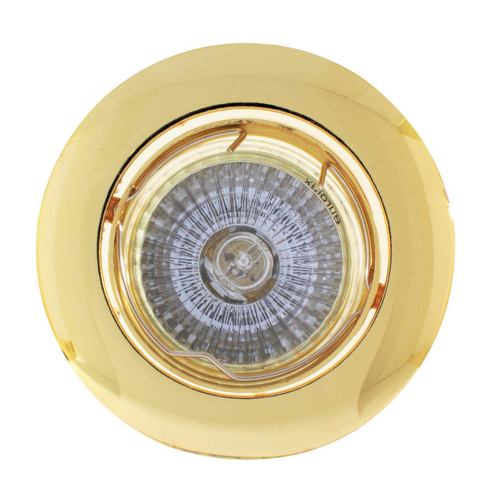 Eurolux - Ti Lights - Curved Rim - Downlight - Polished Brass