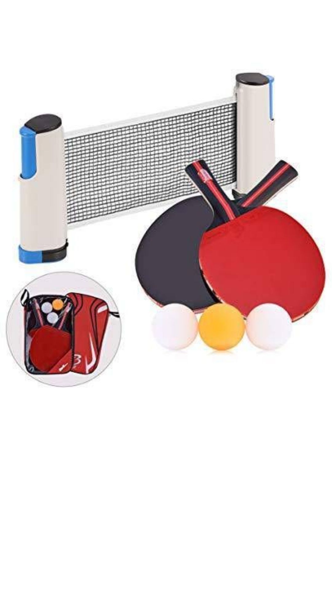 Retractable Table Tennis Set