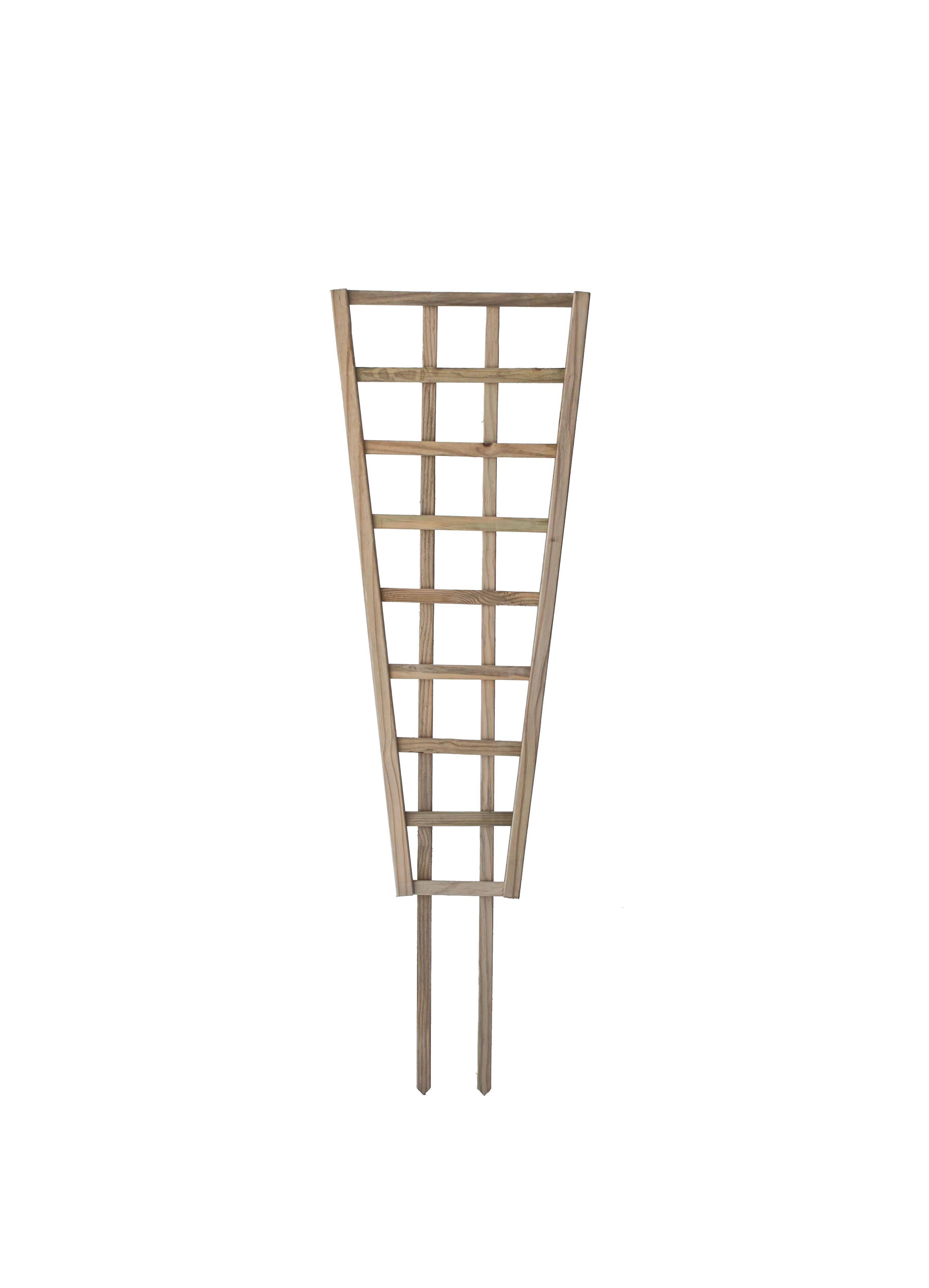 Wooden Pot Trellis CCA Angled