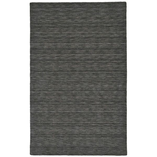 Luna Contemporary Solid Colour Charcoal