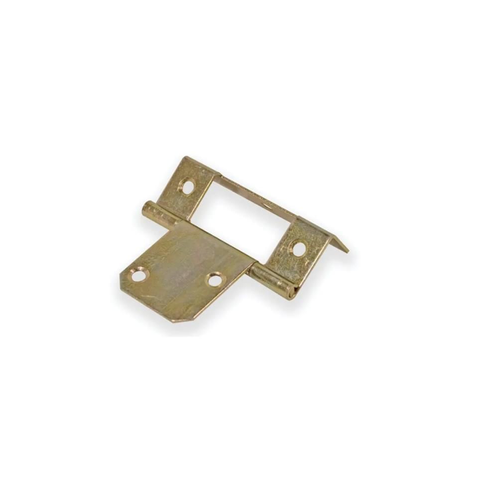 NO 8 WARDROBE HINGE YELLOW PASSIVATED