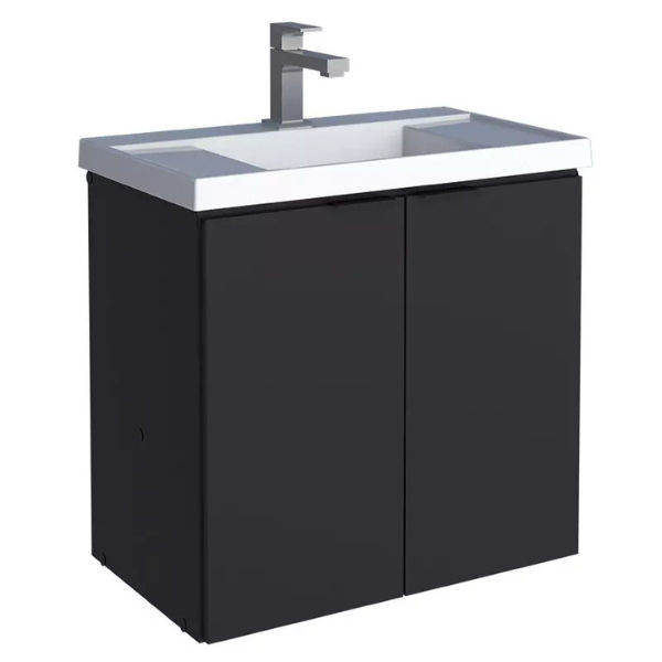 Aster Wooden Bathroom Vanity 60cm Black